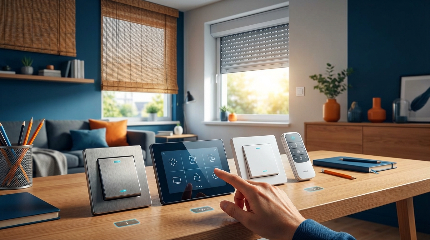découvrez comment choisir l'interrupteur idéal pour vos volets roulants en fonction de vos besoins spécifiques, pour un confort et une facilité d'utilisation optimaux.
