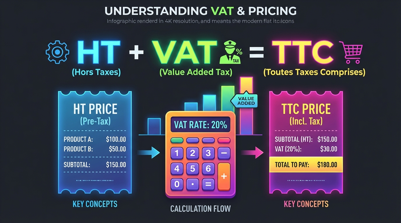 découvrez tout ce qu'il faut savoir sur ht et ttc : définitions claires, différences essentielles et applications pratiques pour mieux comprendre ces notions comptables.