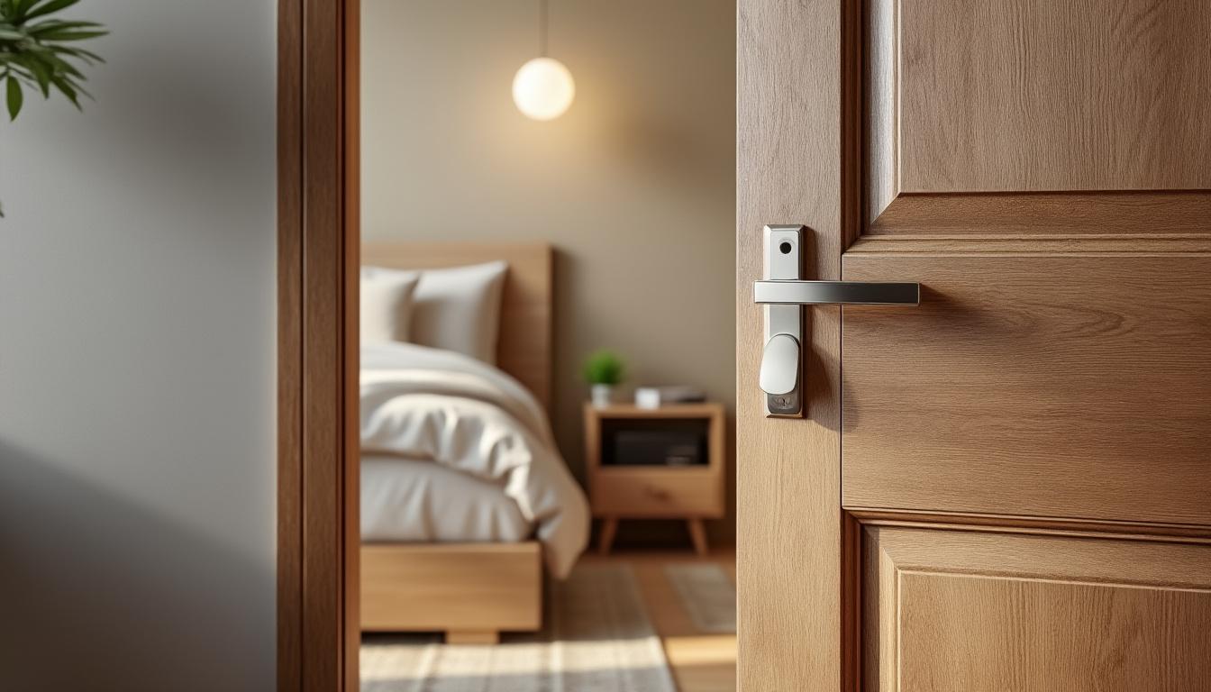 découvrez nos conseils pour choisir la serrure parfaite pour la porte de votre chambre, alliant sécurité, praticité et esthétisme.