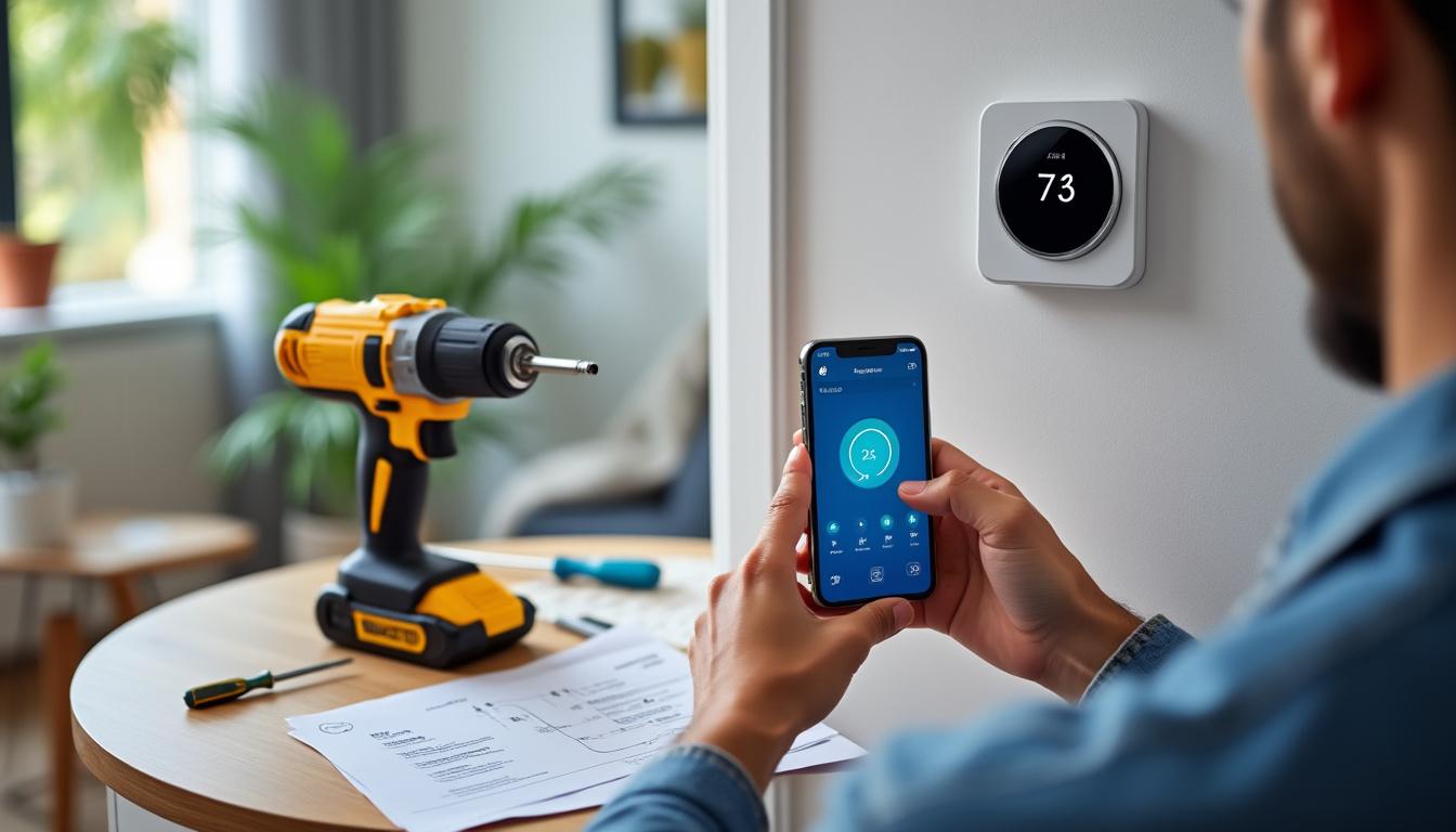 découvrez comment installer un thermostat connecté grâce à notre guide complet pour débutants, étape par étape, pour un confort optimal et des économies d'énergie.